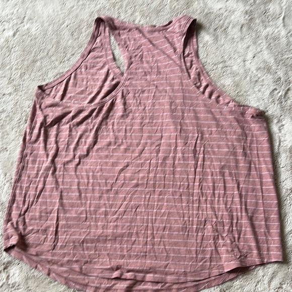 Lululemon Striped Pink tank top - Picture 2 of 3